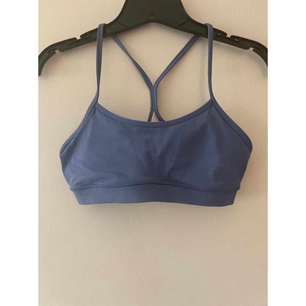 Lululemon Y Flow Bra Blue Size 6